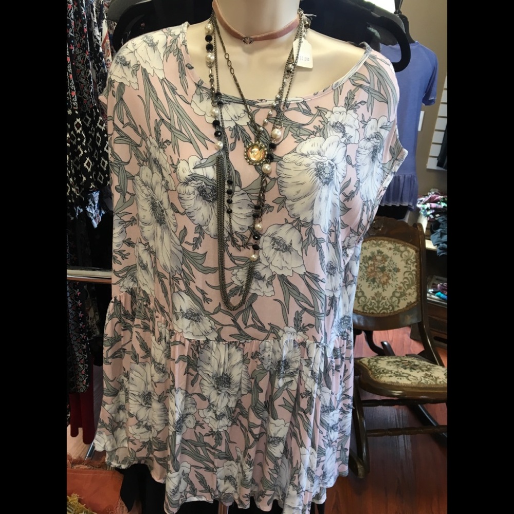 Boho floral top